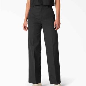 Dickies Black Wide Leg Pants High-Rise